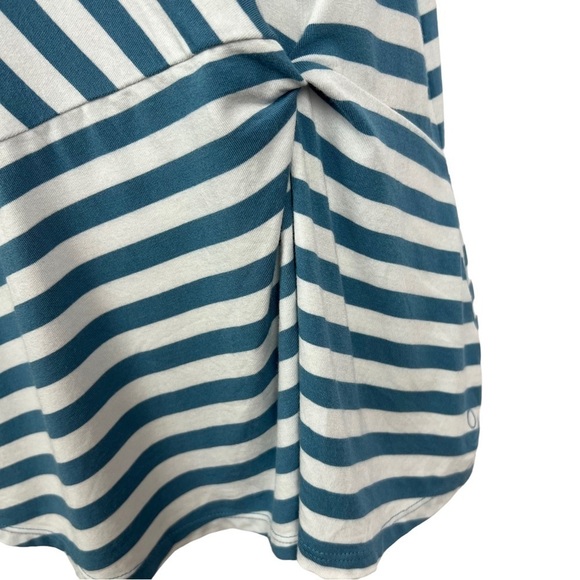 CUDDL DUDS Women’s Pullover Knit Sleeveless Top Sz Large Blue & White Stretch - Picture 3 of 11